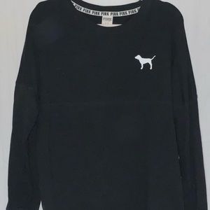 VS pink crew neck sweatshirt